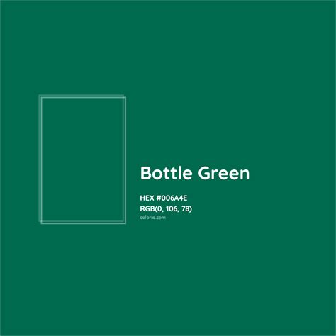 bottle green colour chart.